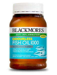 Blackmores Odourless Fish Oil - 1000mg - 400 Softgels