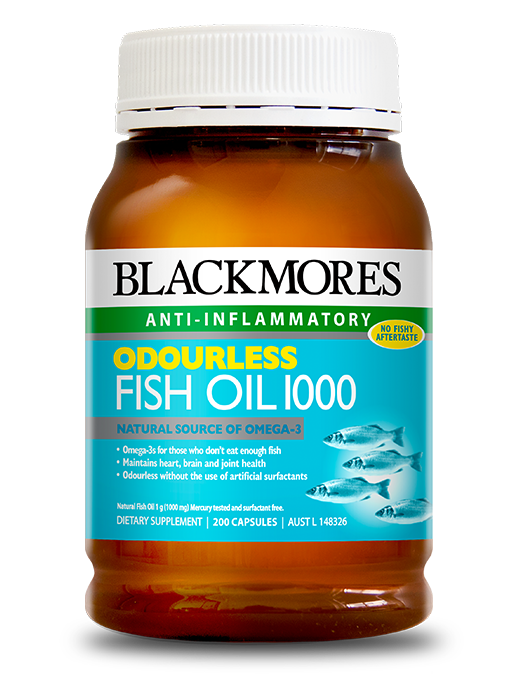 Blackmores Odourless Fish Oil - 1000mg - 400 Softgels